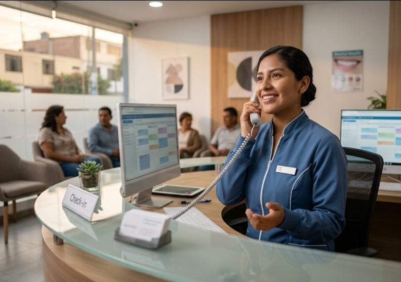 Recepcionista - Atención al cliente